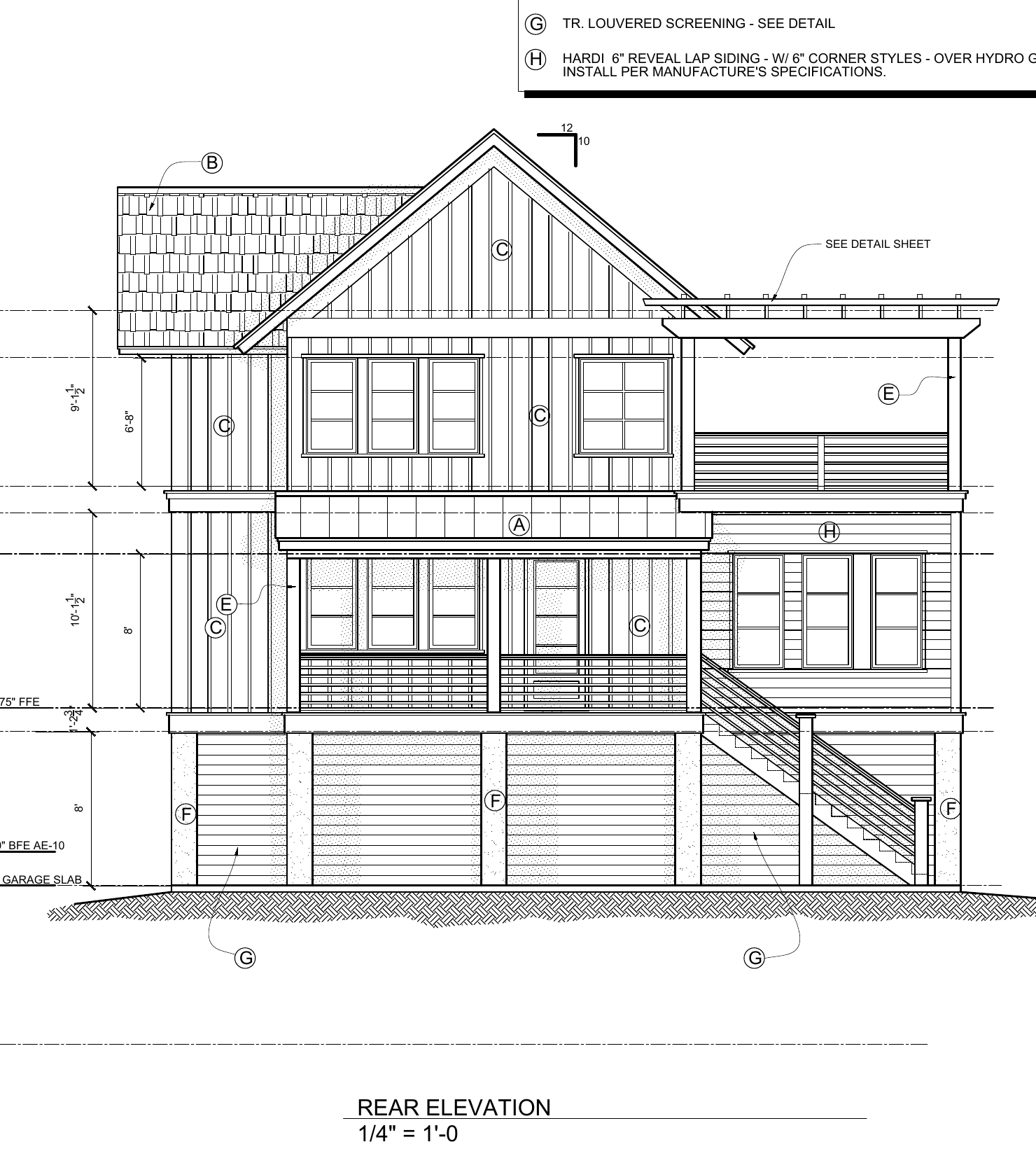 Rear elevation