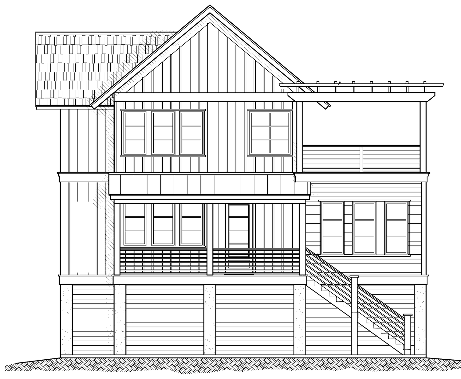 Rear elevation