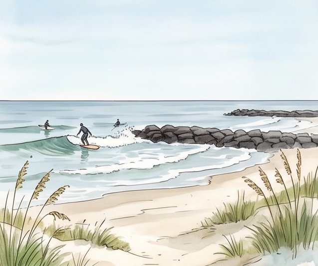 Watercolor: Surf the Washout